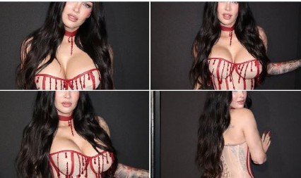 Demonska sila: Glumica šokirala u krvavom korsetu samo sedam meseci nakon porođaja