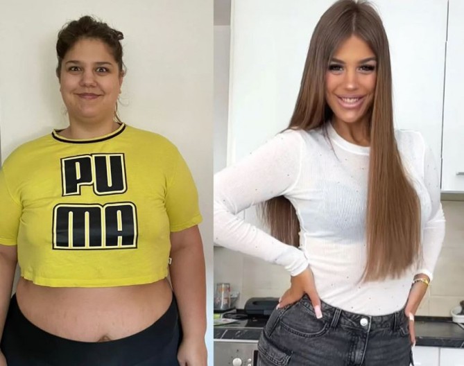 Ostavio ju je mesec dana pred svadbu jer je imala 136 kilograma: Milica (30) smršala iz osvete i danas je neprepoznatljiva i izgleda brutalno dobro